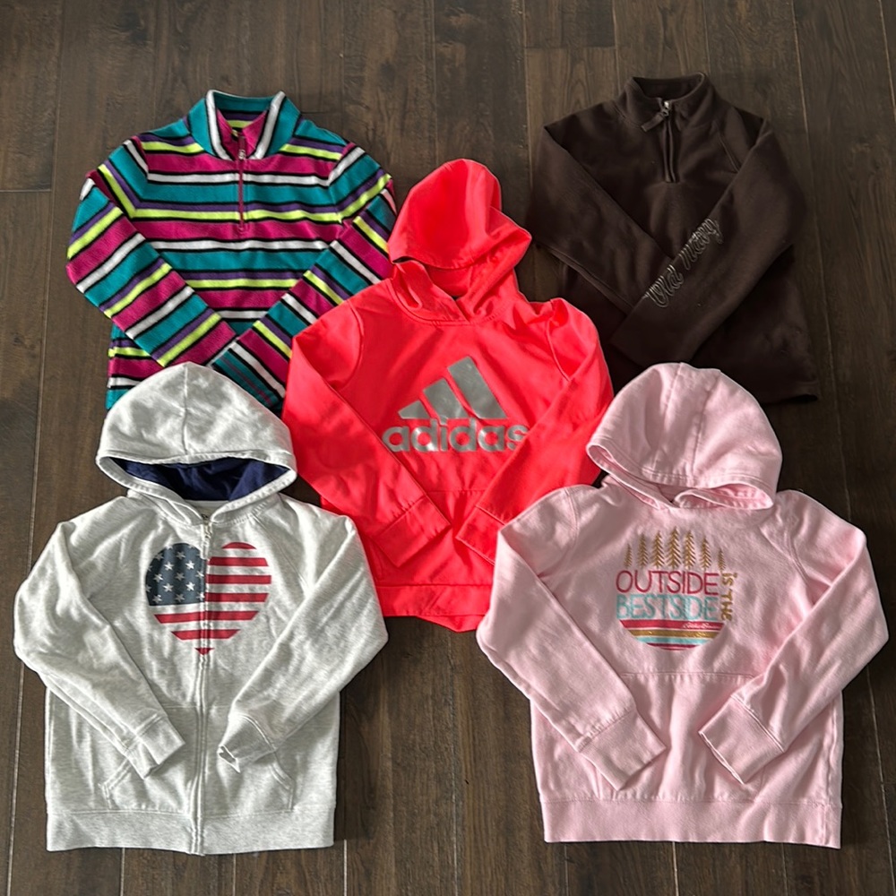 Girls Fleece/Sweatshirt Bundle (10/12)